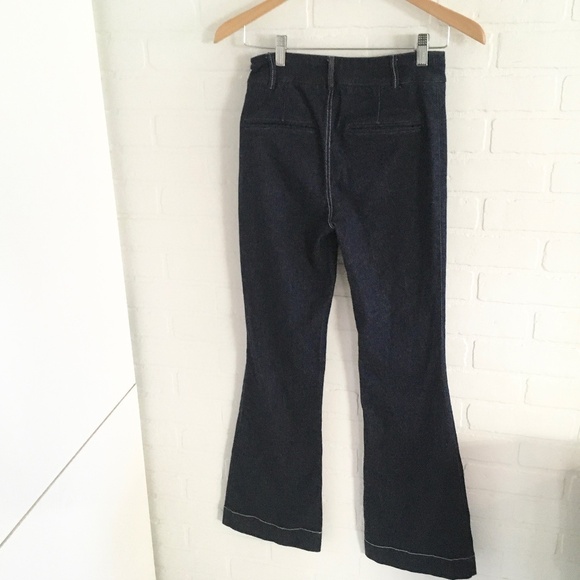 Anthropologie x Pilcro & The Letterpress Bell Bottom Jeans High Rise Flare Sz 25 - Picture 10 of 16